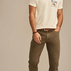 Lucky Brand Men's Olive Slim Jeans